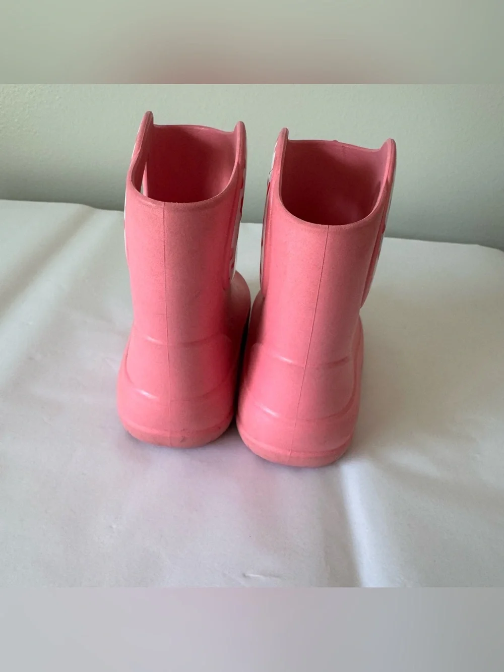 OKABASHI Size 7 Toddler Girls Pink Rain Boots